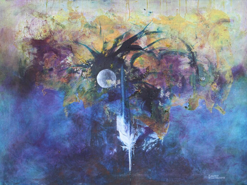 2018, Federkiel, 60 cm x 80 cm