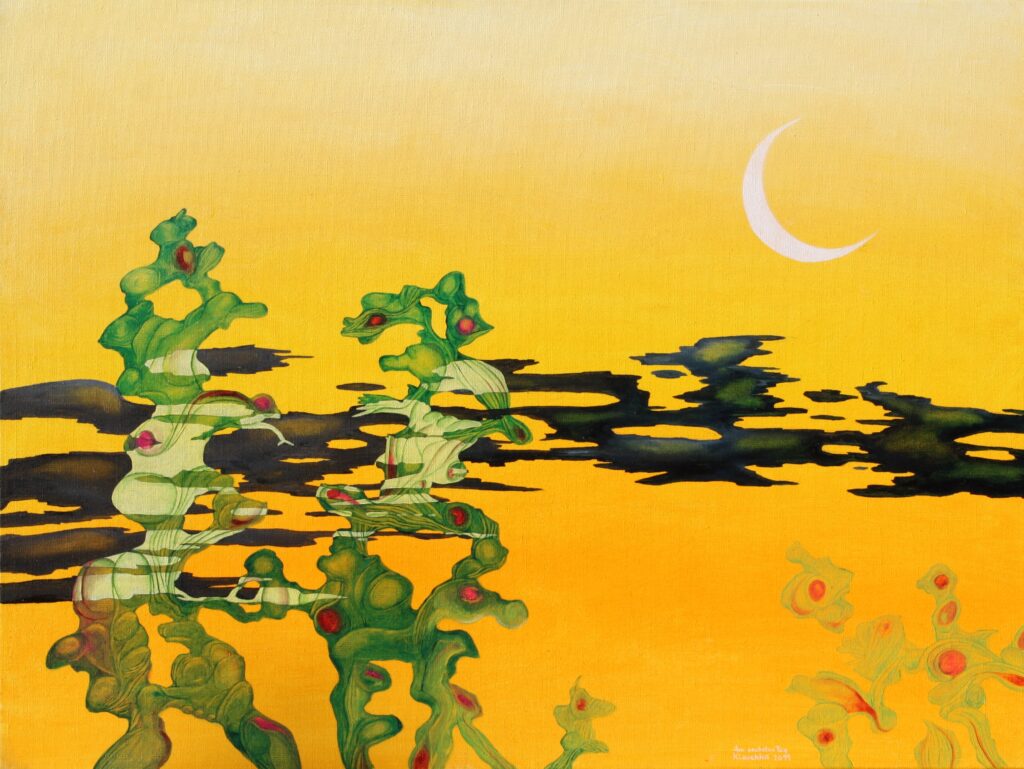2011, Am sechsten Tag, 60 cm x 80 cm