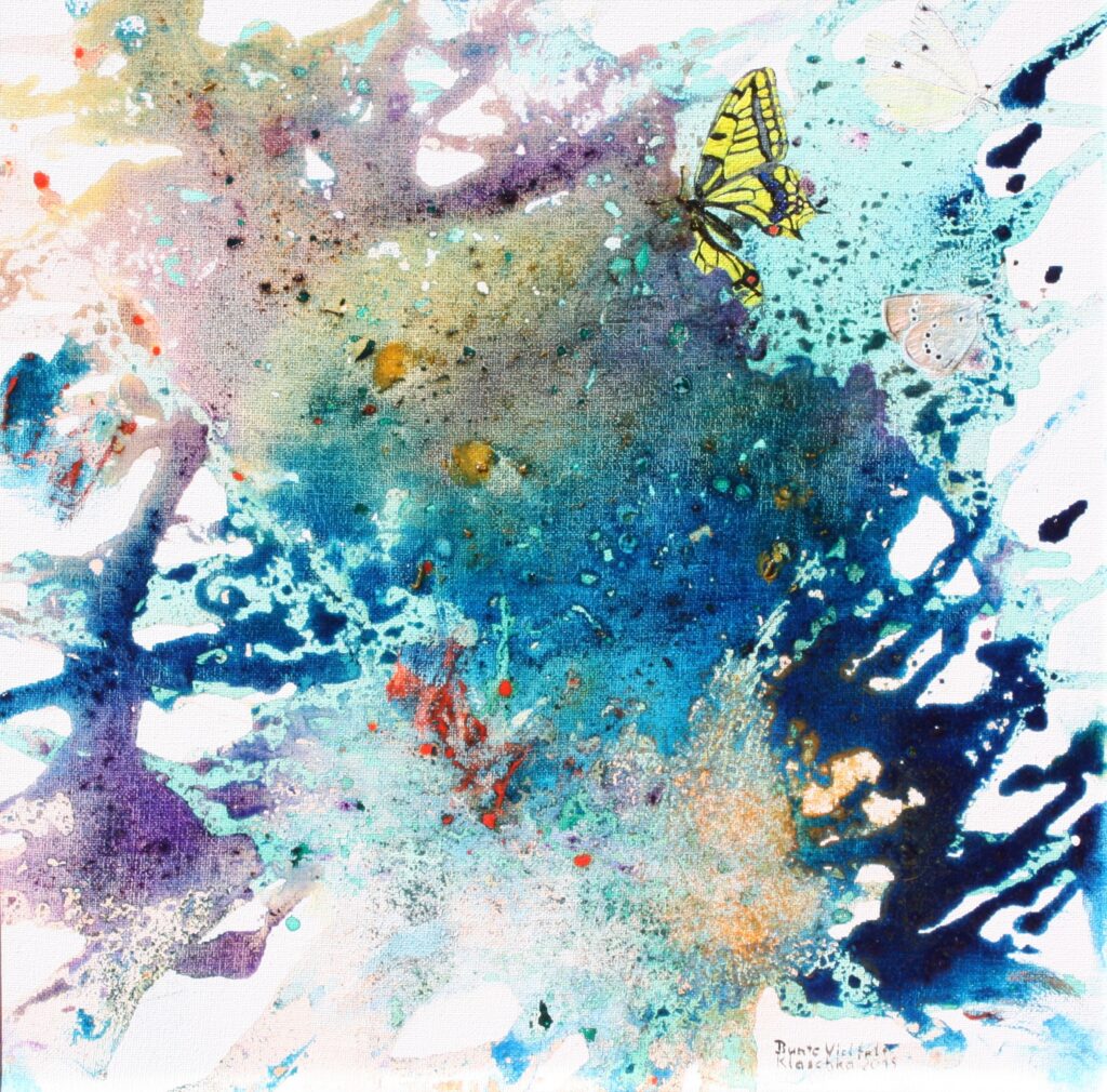 2015, Bunte Viellfalt, 40 cm x 40 cm